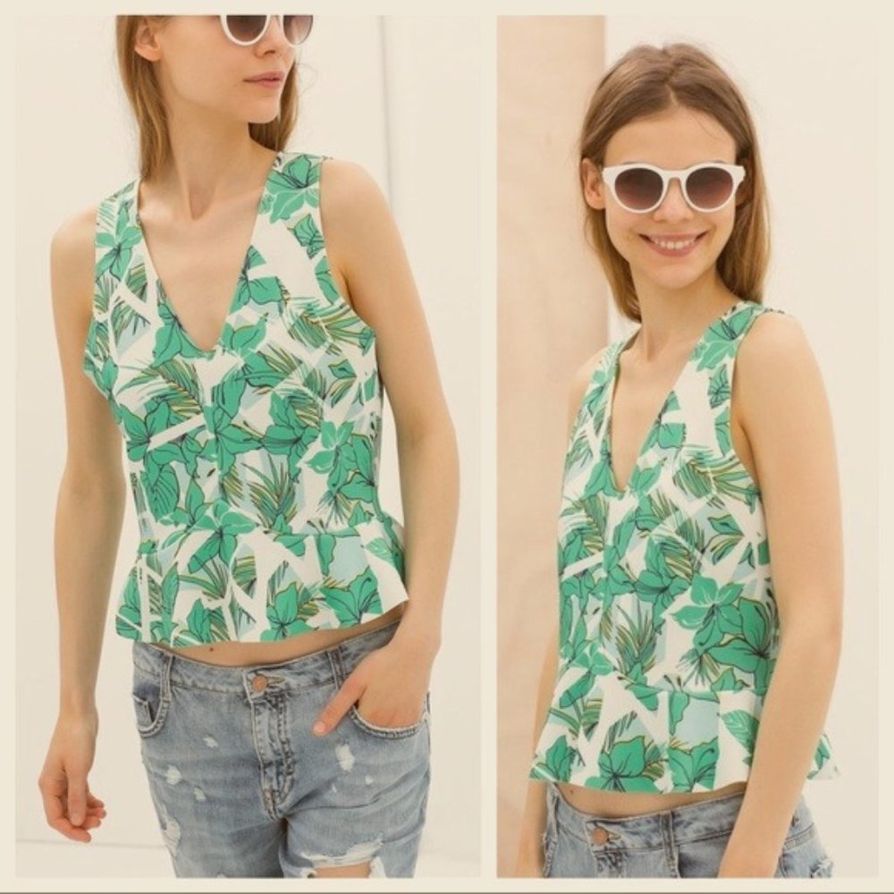 Zara Peplum Top